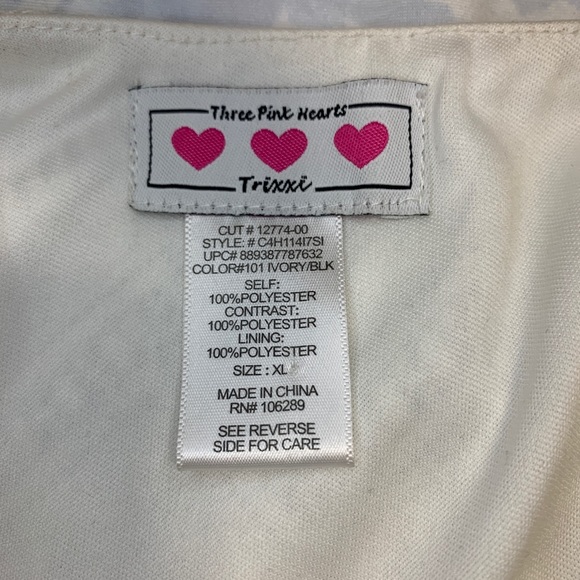 White Lace with Chiffon Cami Dress - Picture 7 of 7